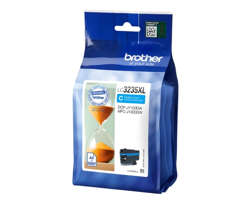 Brother LC-3235XLC cartucho de tinta 1 pieza Original Alto rendimiento XL Cian