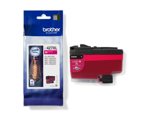 Brother LC-427XLM cartucho de tinta 1 pieza(s) Original Alto rendimiento (XL) Magenta