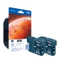 Brother LC1100HYBKBP2 cartucho de tinta 2 pieza(s) Original Negro