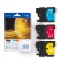 Brother LC1100RBWBP cartucho de tinta 3 pieza(s) Original Cian, Magenta, Amarillo