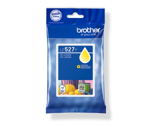 Brother LC527Y cartucho de tinta 1 pieza(s) Original Amarillo