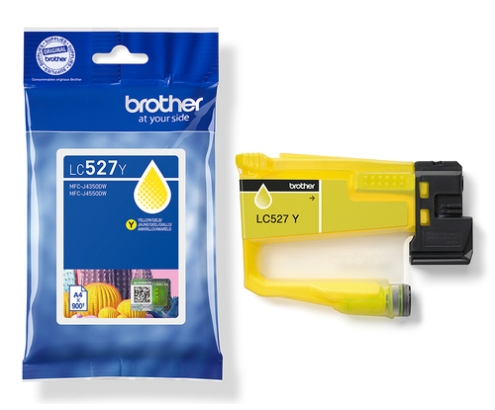 Brother LC527Y cartucho de tinta 1 pieza(s) Original Amarillo