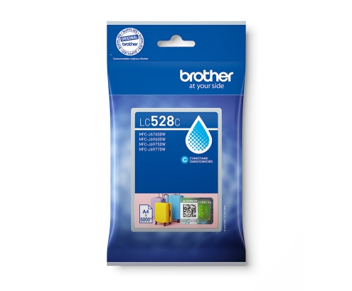 Brother LC528C cartucho de tinta 1 pieza(s) Original Cian