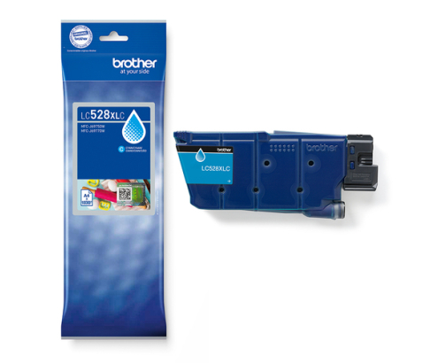 Brother LC528XLC cartucho de tinta 1 pieza(s) Original Ultra High Yield Cian