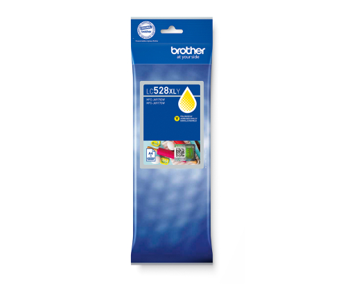 Brother LC528XLY Yellow Ink Cartridge cartucho de tinta 1 pieza(s) Original Ultra High Yield Amarillo