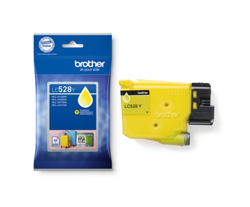 Brother LC528Y cartucho de tinta 1 pieza(s) Original Amarillo