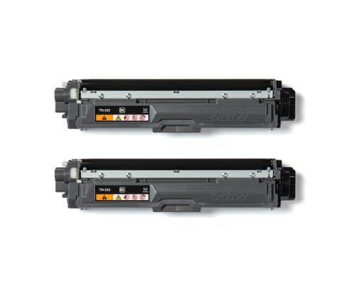 Brother TN-242BKTWIN cartucho de tóner 2 pieza(s) Original Negro