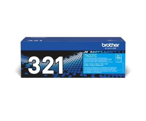 Brother TN-321C cartucho de tóner 1 pieza(s) Original Cian
