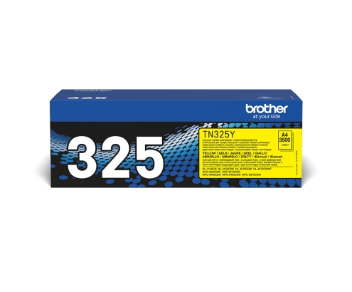 Brother TN-325Y cartucho de tóner 1 pieza(s) Original Amarillo