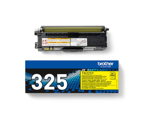 Brother TN-325Y cartucho de tóner 1 pieza(s) Original Amarillo