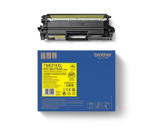 Brother TN821XXLY cartucho de tóner 1 pieza(s) Compatible Amarillo