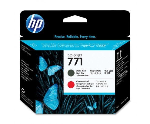 CABEZAL HP 771 CE017A NEGRO MATE ROJO