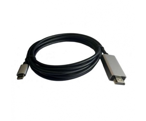 CABLE 3GO HDMI MACHO A USB TIPO-C COMPATIBLE 4K @60FPS 2M NEGRO C137