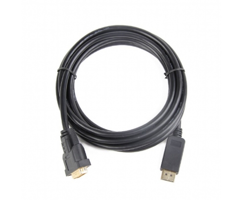 CABLE ADAPTADOR GEMBIRD DISPLAYPORT MACHO A DVI MACHO 3M NEGRO CC-DPM-DVIM-3M