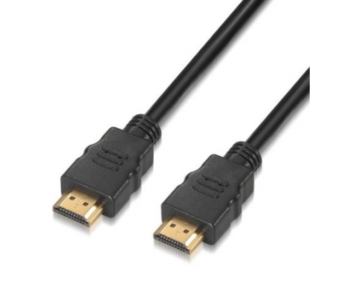 CABLE AISENS HDMI MACHO A HDMI MACHO CERTIFICADO 4K HDR 60HZ PREMIUM ALTA VELOCIDAD CON ETHERNET 1.5M NEGRO A120-0120