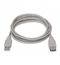 Cable aisens usb tipo-a macho a hembra 1m beige A101-0012