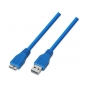 CABLE AISENS USB TIPO-A MACHO A MICRO USB-B MACHO 2M AZUL A105-0048