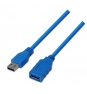 CABLE ALARGADOR USB 3.0 AISENS A105-0045 MACHO A HEMBRA AZUL A105-0045