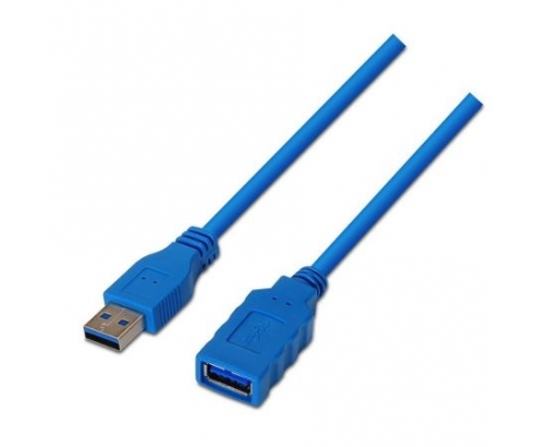 CABLE ALARGADOR USB 3.0 AISENS A105-0045 MACHO A HEMBRA AZUL A105-0045