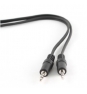 Cable audio estereo gembird 3.5mm macho a macho 1.2m negro CCA-404