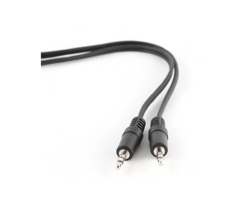 Cable audio estereo gembird 3.5mm macho a macho 1.2m negro CCA-404