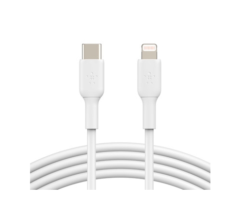 Cable Belkin CAA003BT1MWH cable de conector Lightning 1 m Blanco CAA003BT1MWH