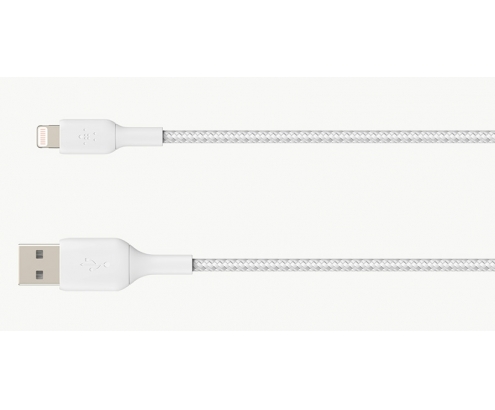 Cable Belkin de conector Lightning macho/USB A macho 3 m Blanco