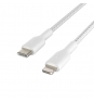 Cable Belkin de conector Lightning macho/USB C macho 1 m Blanco