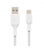 Cable Belkin USB A macho/USB C macho 0,15 m Blanco