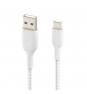 Cable Belkin USB A macho/USB C macho 0,15 m Blanco