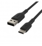 Cable Belkin USB A macho/USB C macho 1 m Negro