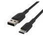 Cable Belkin USB A macho/USB C macho 2 m Negro