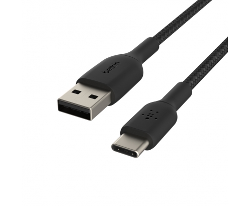 Cable Belkin USB A macho/USB C macho 2 m Negro