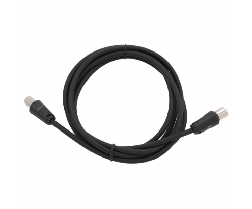 CABLE COAXIAL GEMBIRD ANALOGICO ANTENA TV 1.8METROS NEGRO CCV-515