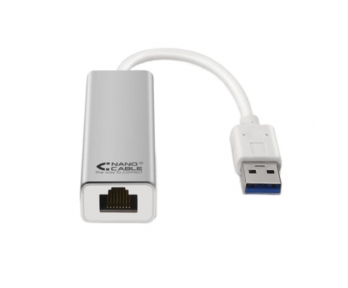 CABLE CONVERSOR USB A M A RJ45 H NANOCABLE BLANCO 10.03.0401