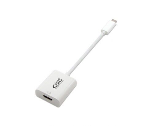 CABLE CONVERSOR USB C M A HDMI H 0.15MT NANOCABLE BLANCO 10.16.4102