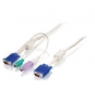 CABLE DATA LEVEL ONE KVM 1.80MT BLANCO ACC-2101