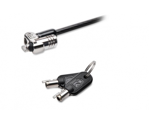 Cable de seguridad kensington candado con llave microsaver 2.0 para portatiles negro plata K65020EU