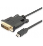 CABLE EQUIP USB-C MACHO A DISPLAYPORT DVI 24+1 1.8M NEGRO 133468