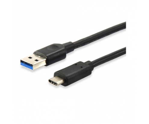 CABLE EQUIP USB-C MACHO A USB-A VERSION USB 3.0 MACHO 0.25M NEGRO 128343