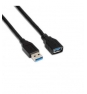 CABLE EXTENSOR AISENS USB 3.0 M A USB 3.0 H 1M NEGRO A105-0041