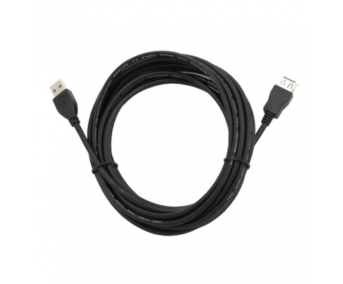 CABLE EXTENSOR GEMBIRD USB 2.0 TIPO-A MACHO A USB TIPO-A HEMBRA 4.5M NEGRO CCP-USB2-AMAF-15C
