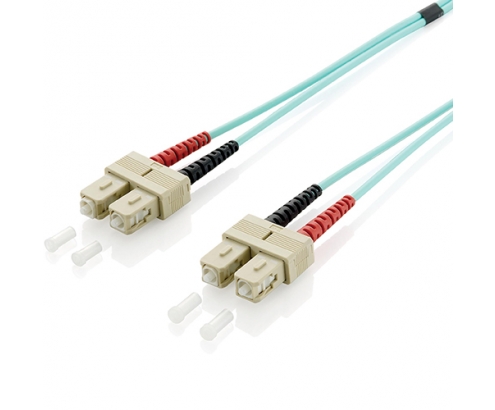 CABLE FIBRA OPTICA DUPLEX SC/SC 1MT EQUIP 255321