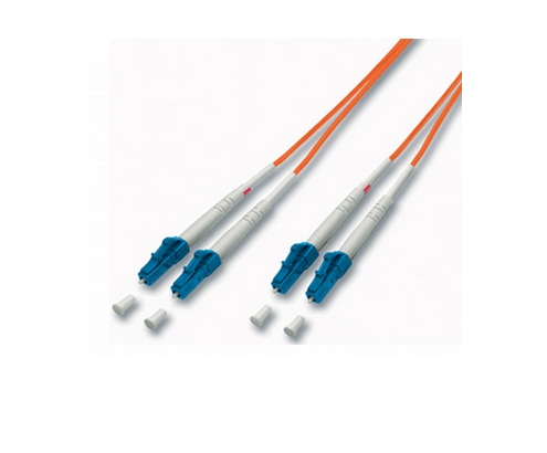 CABLE FIBRA OPTICA MULTIMODO LC/LC 2MT EQUIP NARANJA 254421