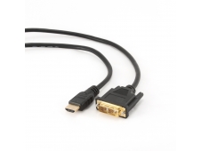 CABLE GEMBIRD HDMI MACHO A DVI MACHO 1.8M NEGRO CC-HDMI-DVI-6