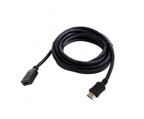 CABLE GEMBIRD HDMI MACHO A HDMI HEMBRA ETHERNET 1.8METROS NEGRO CC-HDMI4X-6