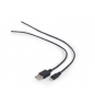 Cable gembird usb tipo-a macho a micro usb-b lightning macho 1m negro CC-USB2-AMLM-1M