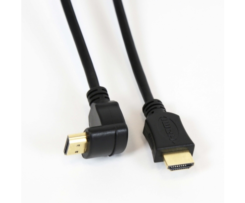 CABLE HDMI M A HDMI M 1.4 GOLD ANGULAR 1.5MT OMEGA OCHK14