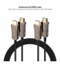 Cable HDMI V2.1 AOC 8K@60Hz 4K@120Hz 48Gbps A/M-A/M, Negro, 100 m