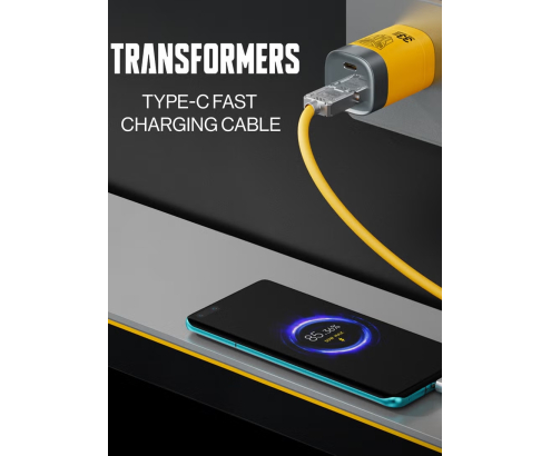 Cable Lightning Carga Rápida Transformers Bumblebee TF-A02 1.5M